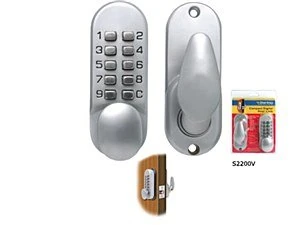 Sterling S2230V Sterling Compact Digital Door Lock, Silver