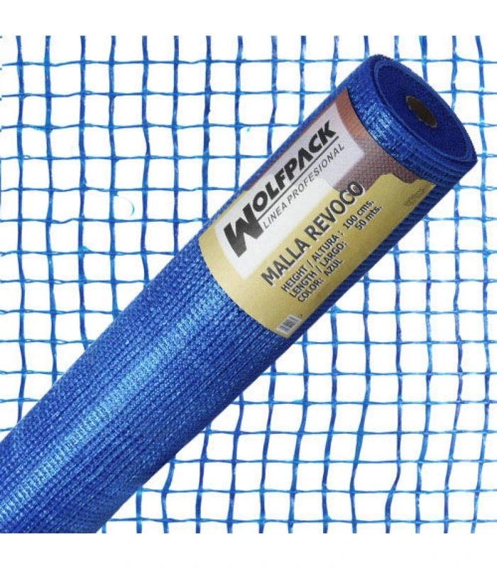 Wolfpack 1202100 Plastering Mesh Blue Roll 50 x 1 m 10 x 10 mm - Image 1