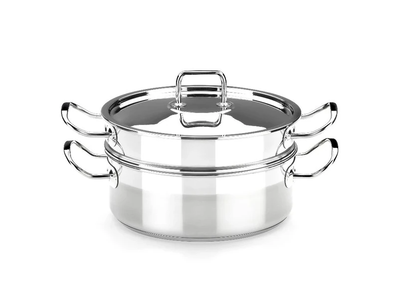 Braisogona Professional Stainless Steel Steaming Set, 20 cm