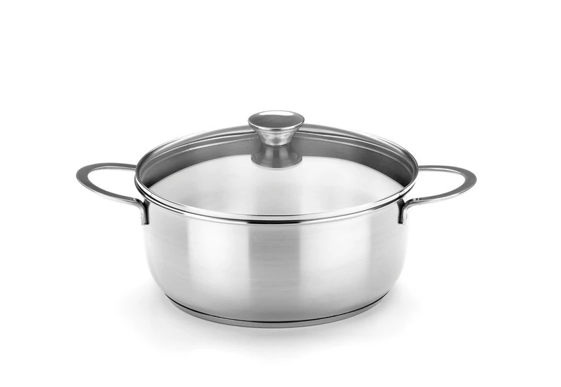 Braisogona Ancora Stainless Steel Casserole, 24 cm