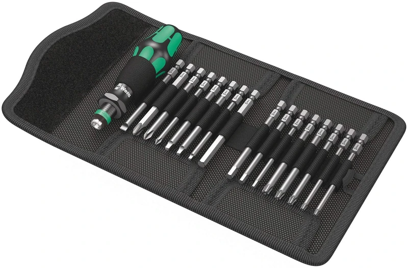 Wera 05051042001 "Kraftform 60 Imperial" Compact Tool Set - Silver