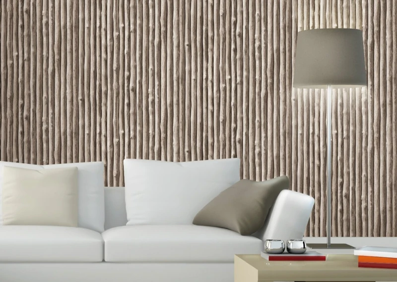 Ugépa J18717-3 Non-Woven Wallpaper - 3 Rolls - Beige - Image 1