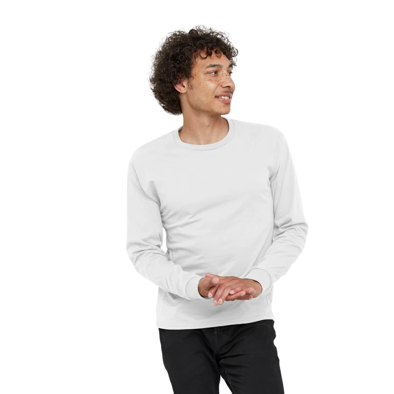 Hanes Men's Long-Sleeve ComfortSoft T-Shirt (Pack of 4) - White - S
