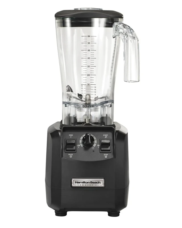 Hamilton Beach Commercial Fury HBH550-UK 2 Speed High Performance Blender with Pulse and Timer, 1.8 Litre, 880 Watt, Black