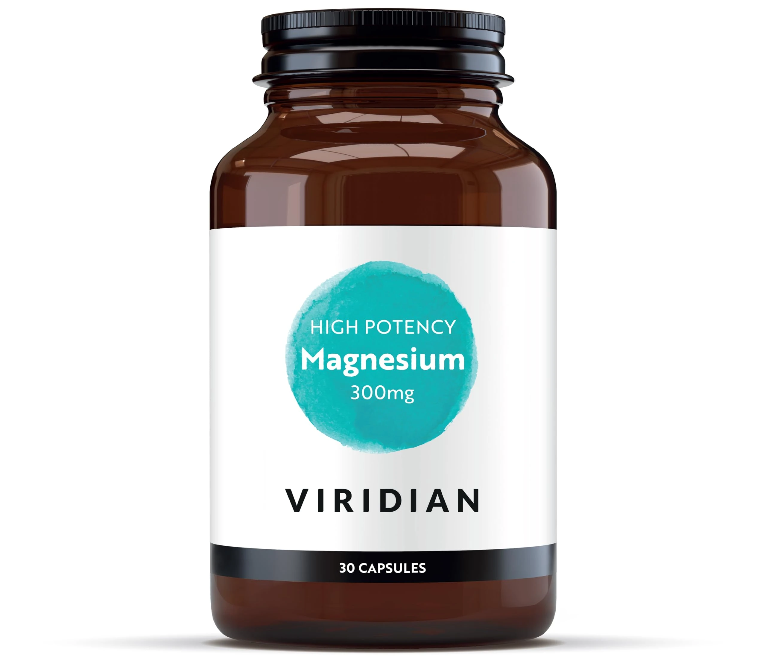 Viridian - High Potency Magnesium 300mg 30 Capsules| Vegan Formula | Supports Energy, Reduces Tiredness & Fatigue | No Artificial Fillers, Ethically Sourced
