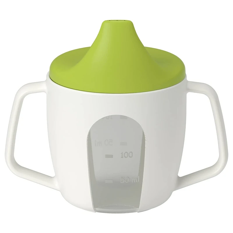 IKEA BORJA Training Beaker with Lid and Whistle - Baby Cup - Image 1