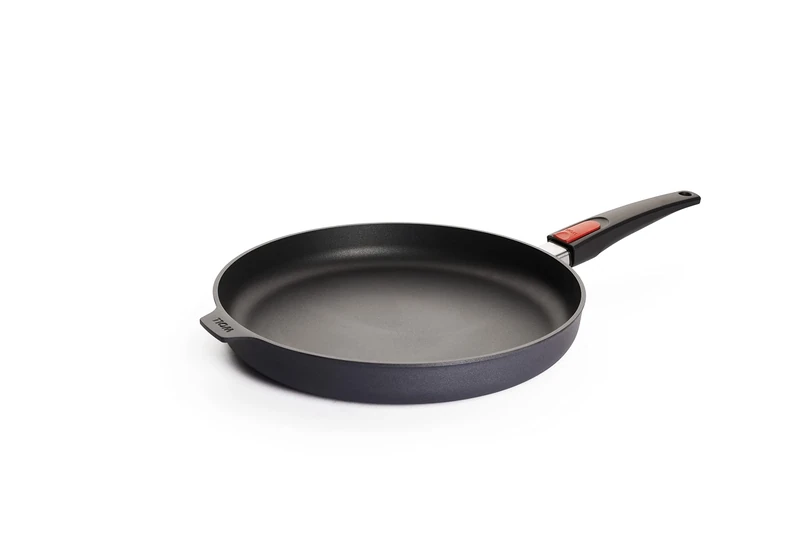 Woll Diamond Lite Flat pan, Diameter 32 cm, 5 cm high, with Removable Handle, Suitable for Ceramic, Gas, Electric, Halogen, Non-Induction, cast Aluminium pan, Oven-Safe, Anthracite