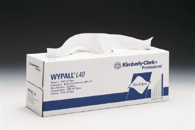 Kimberly Clark 7462 Wypall L40 Tipped Box, White (Pack of 2)