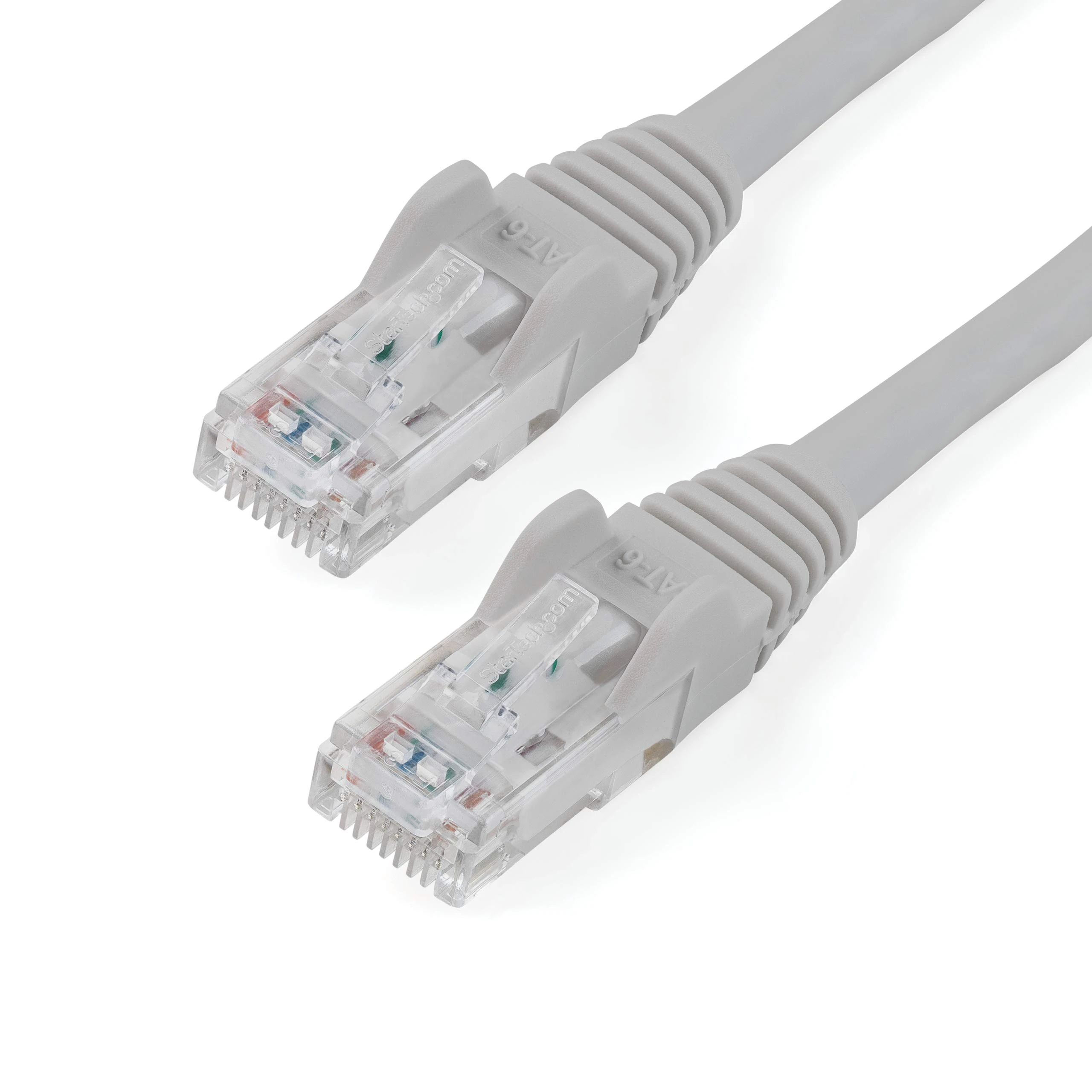 StarTech.com 5m CAT6 Ethernet Cable - Grey CAT 6 Gigabit Ethernet Wire -650MHz 100W PoE++ RJ45 UTP Category 6 Network/Patch Cord Snagless w/Strain Relief Fluke Tested UL/TIA Certified (N6PATC5MGR)