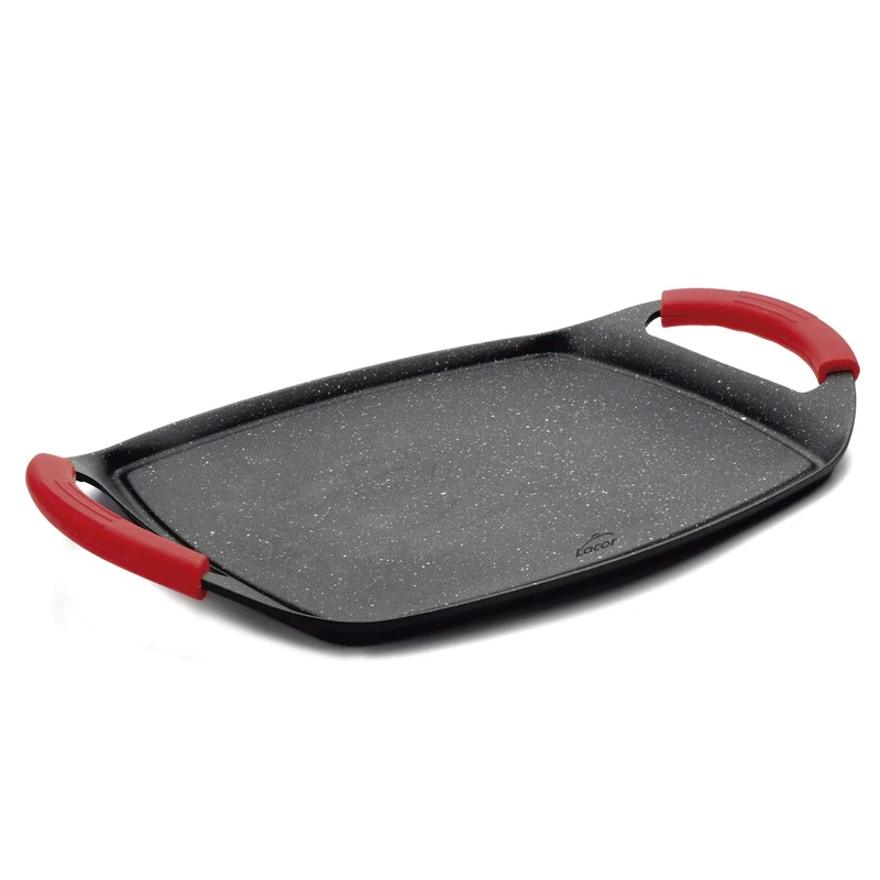 Lacor 25547 - Grill Plate Eco Stone 33.5x25 cm - Black