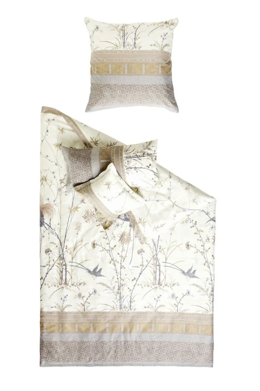 Bassetti Fong V8 9249806 Satin Bed Linen, Multi-Colour, 200 x 200 x 0.5 cm - Image 1