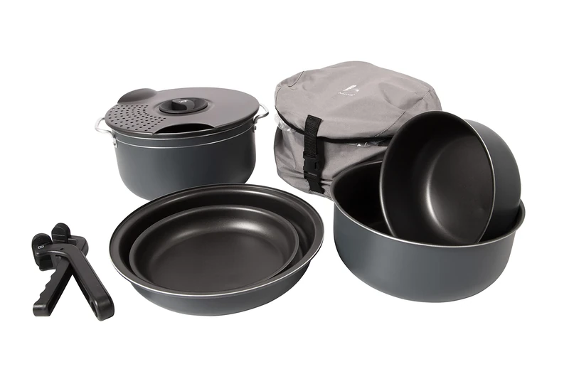 Bo-Camp - Cookware set - Camping - 7 Pieces - Aluminum