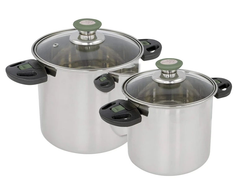 Bo-Camp - Cookware set - Elegance Compact 2 - Stainless steel