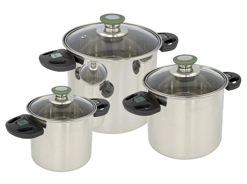 Bo-Camp - Cookware set - Elegance Compact 3 - Stainless steel
