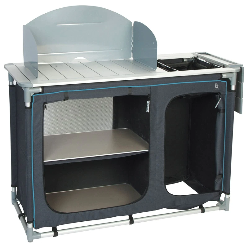 Bo-Camp - Cooking unit - Deluxe - including sink- 117x50x80cm