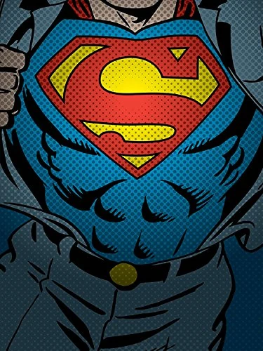 DC Comics "Superman Torso" Canvas Print, 60 x 80 cm