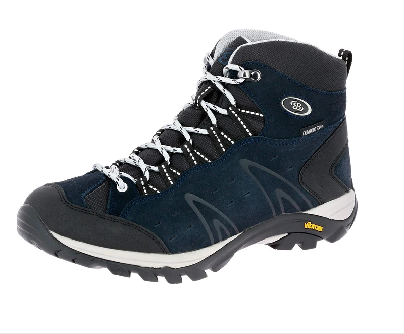 Brütting Unisex Adults' Mount Bona High High Rise Hiking Shoes, Blue (Navy), 9.5 UK