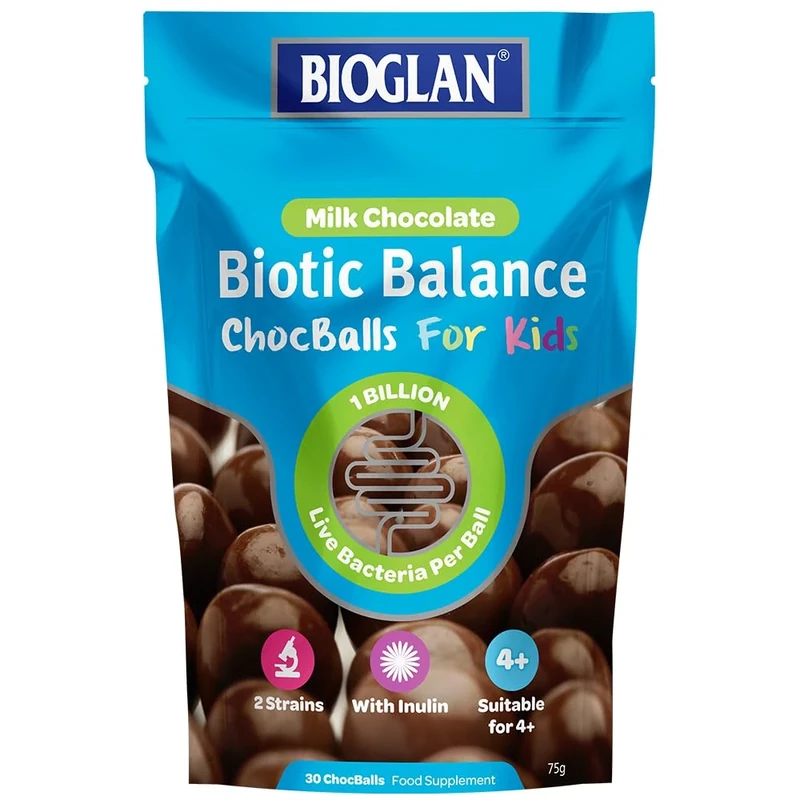 Bioglan Milk Biotic Balance ChocBalls for Kids - Pack of 30 - Image 1