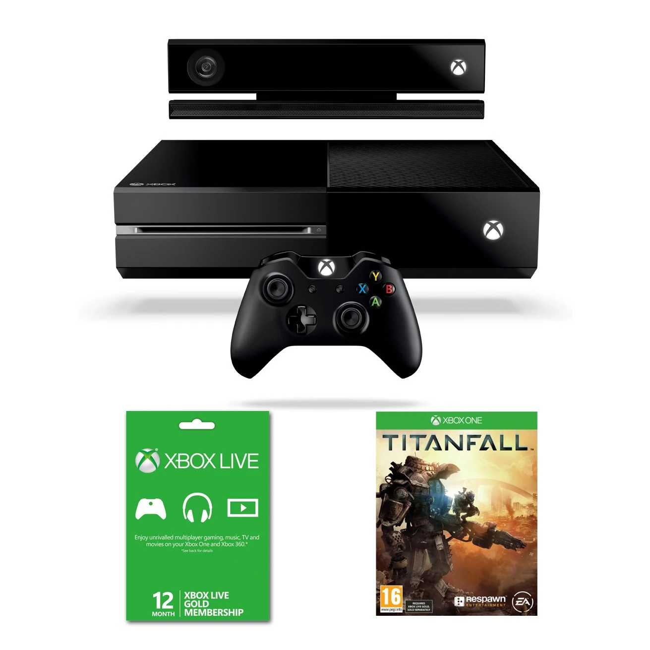 Xbox One Console with Xbox Live Gold 12 Month Membership
