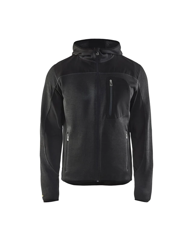 BLÅKLÄDER Knitted Sweater Men L Dark Grey/Black