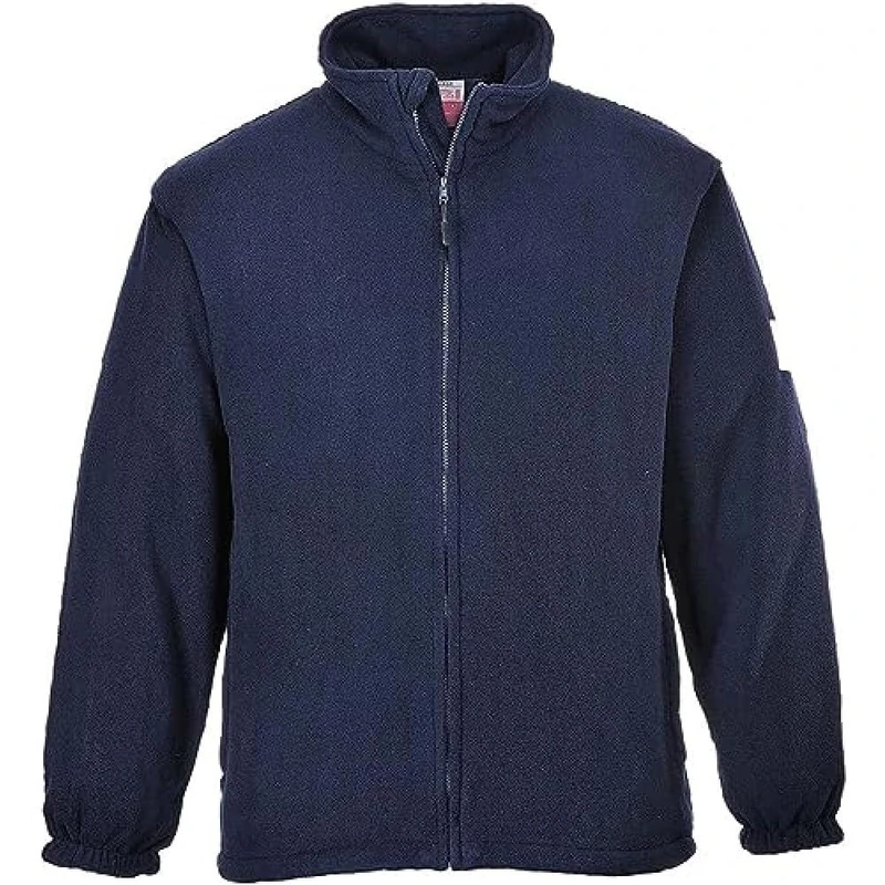 Portwest Flame Resistant Anti Static Fleece, Color: Navy, Size: XL, FR30NARXL