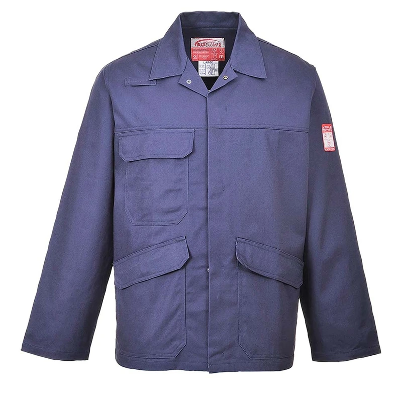 Portwest Bizflame Pro Jacket, Size: M, Colour: Navy, FR35NARM