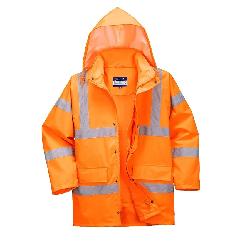 Portwest Hi-Vis Breathable Jacket, Size: S, Colour: Orange, RT60ORRS
