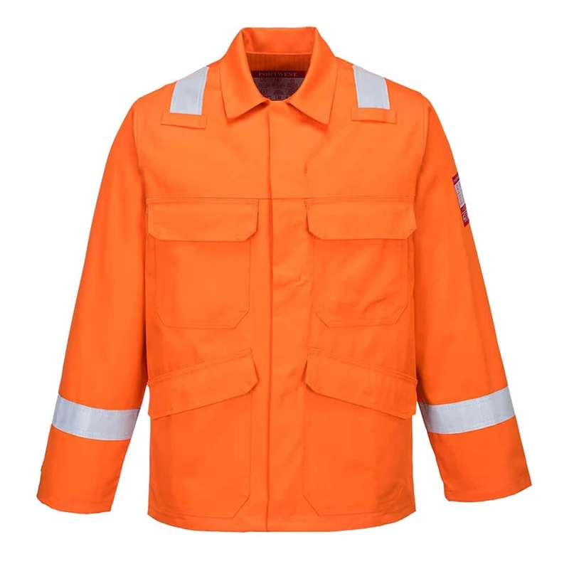 Portwest Bizflame Plus Jacket, Size: XXXL, Colour: Orange, FR25ORRXXXL