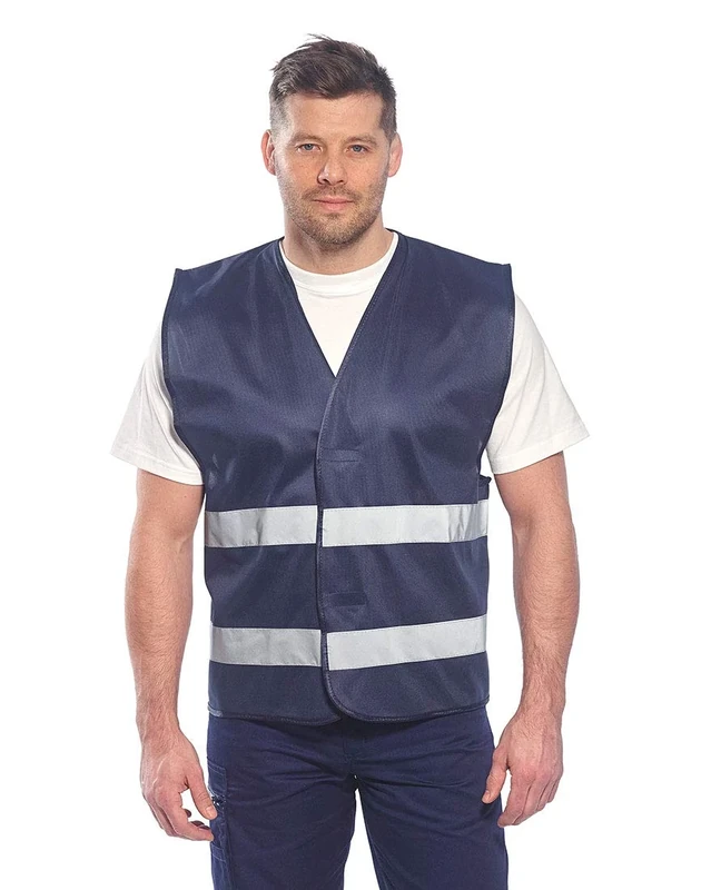 Portwest Iona Safety Vest - Navy, Size S/M - F474NARS/M