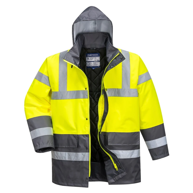Portwest S466 Men's Waterproof Hi Vis Traffic Jacket - 5X-Large