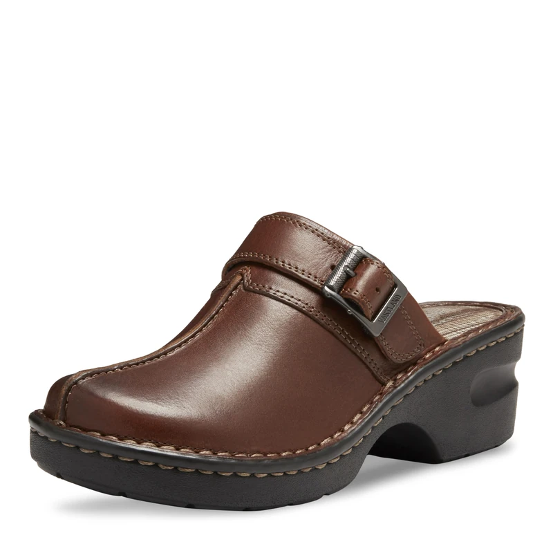 Eastland Women's Mae Clog, Brown, 4 UK