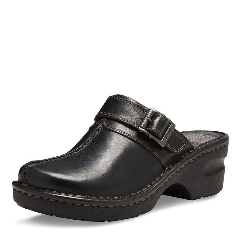 Eastland Women's Mae Wooden Shoes, Black, 8.5 UK - Image 1