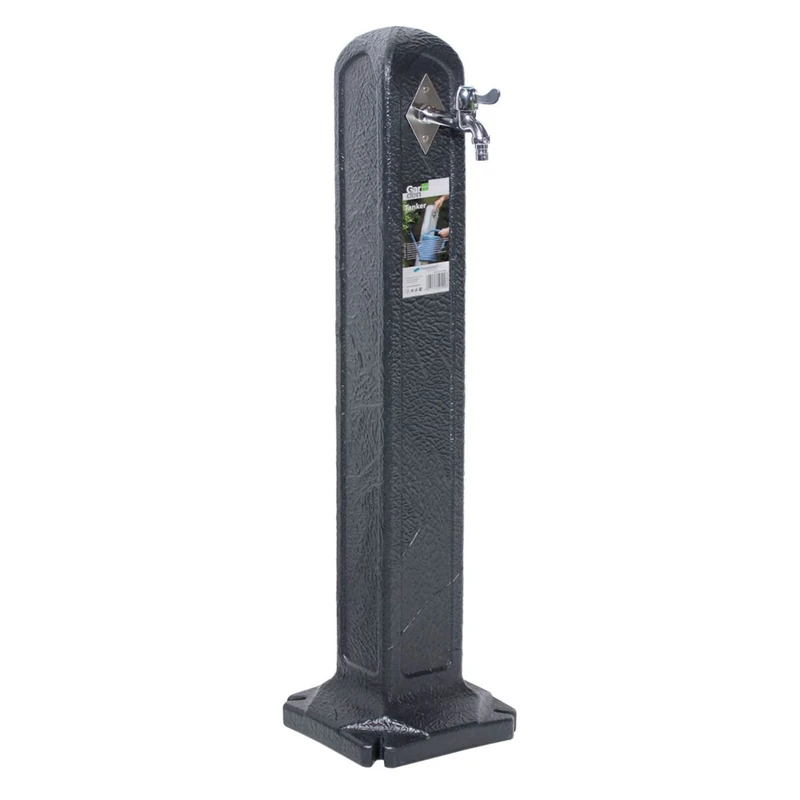 Prosper Plast ITWTAN-S433 24 x 24 x 90 cm Post Tanker - Anthracite (6-Piece)