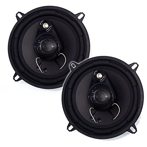 In Phase Car Audio SXT1335 Speaker - 5.25 Inch (13cm) Round, 230W, 3-Way Coaxial Shallow-Mount Speaker (2 x Speakers) - Image 1