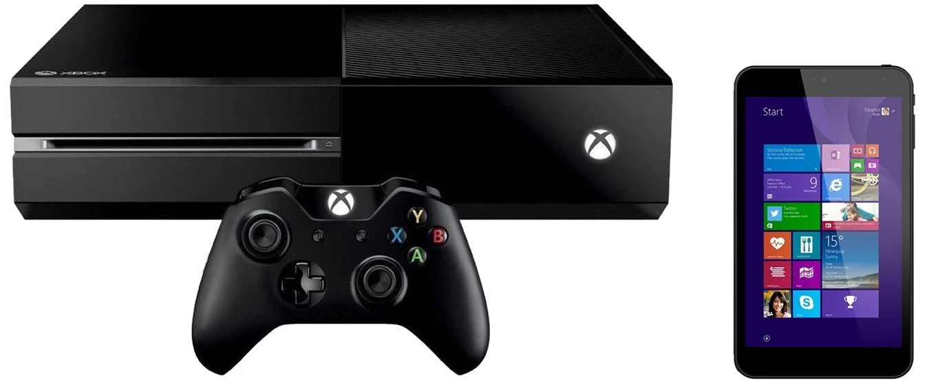 Xbox One Console with Linx 7" Tablet