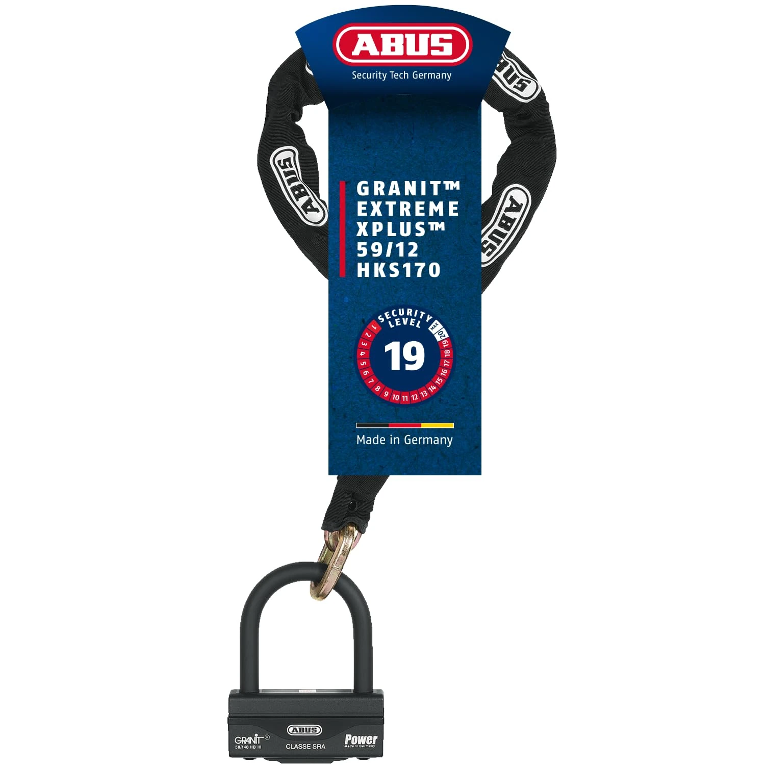 ABUS Anti-theft device for chain locks, SRA-certified