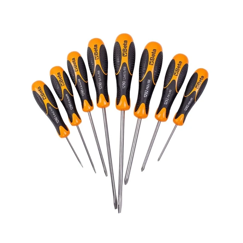 Beta 12930408 Model 1293INOX /D8 Screwdriver Set, Made Of Stainless Steel