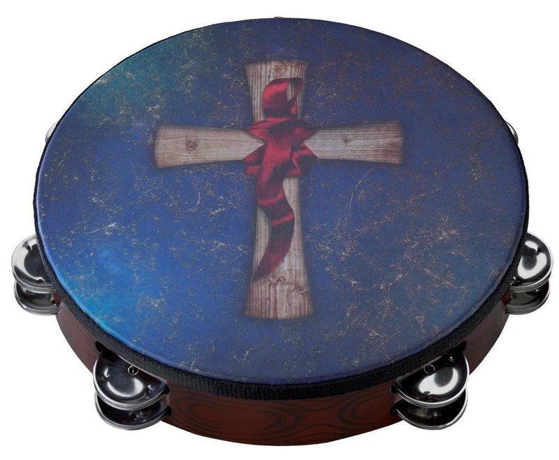 Remo TA-3010-81-SD050 Gospel Church Crosswind Blue Tambourine