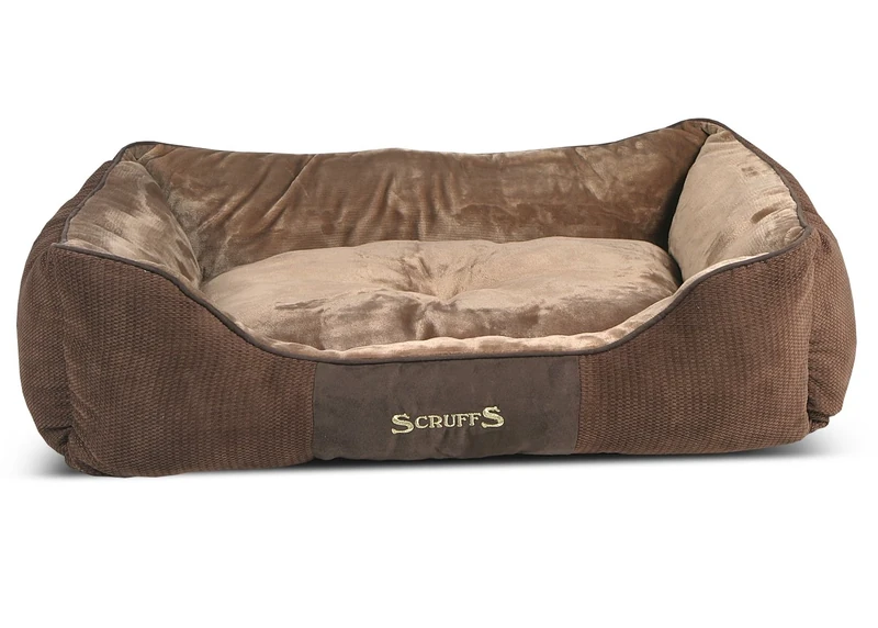 Scruffs Chester Box Bed (XL) Chocolate
