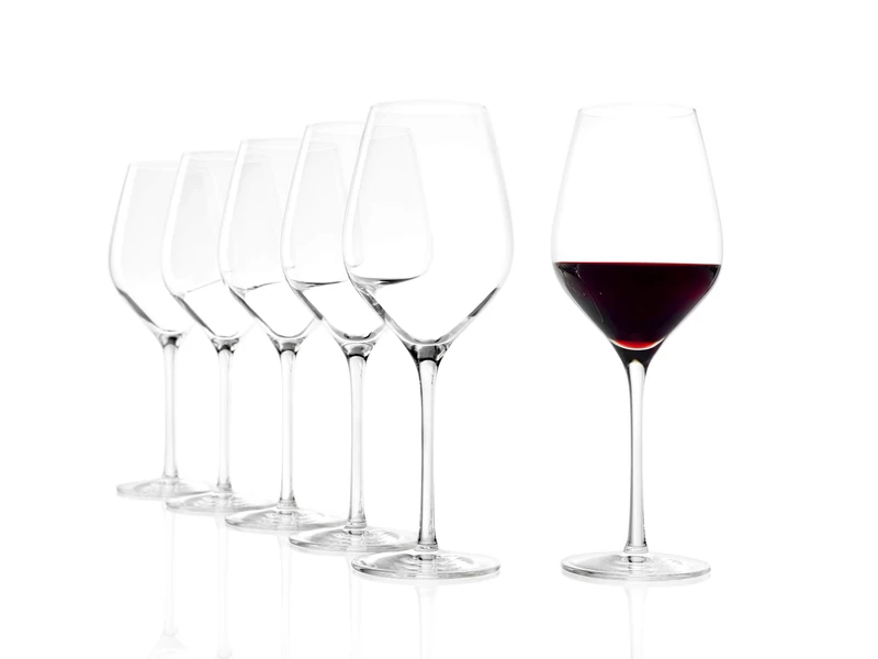 Stölzle Lausitz Exquisite Royal Red Wine Glasses 480 ml I Red Wine Glasses Set of 6 I Wine Glasses Dishwasher Safe I Red Wine Goblets Shockproof I Crystal Glass I