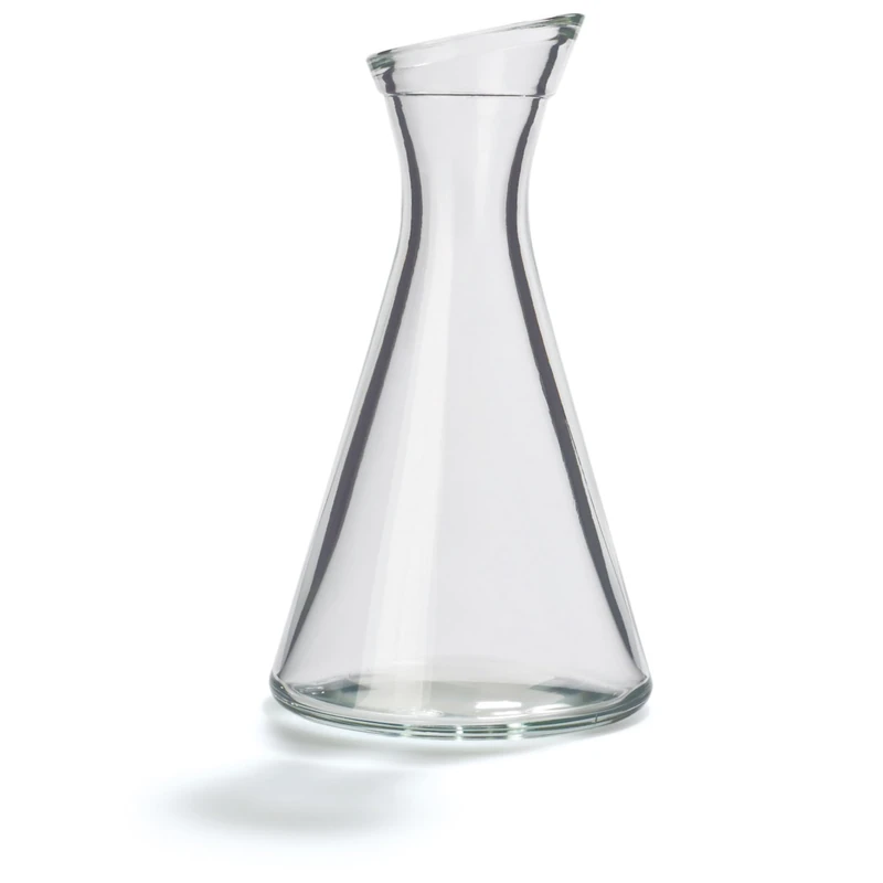 Stölzle Oberglas Glass Carafe Pisa/Set of 12 Small Carafe 0.2 L with Slant Neck/High-Quality Carafe Glass Suitable as a Water Carafe for Lemonade, Wine Carafe - Image 1