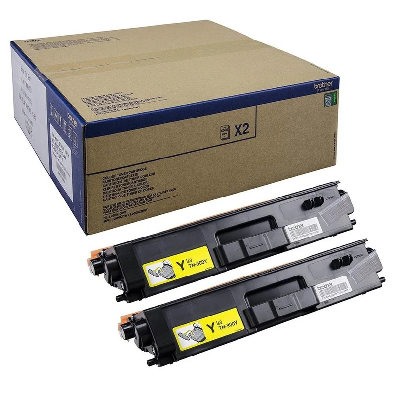 Brother TN900YTWIN Ink Toner Cartridge for HLL9200 - Black