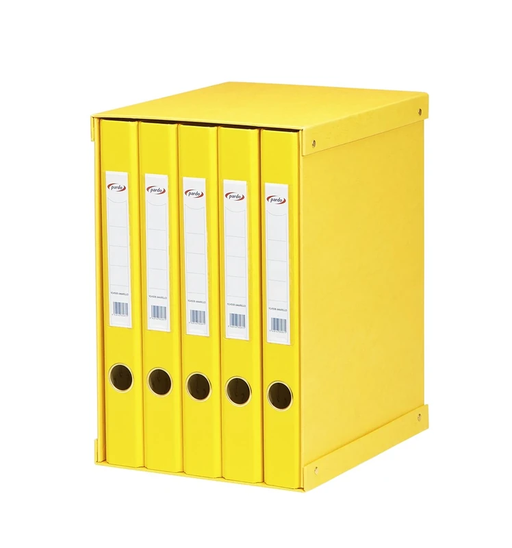 Pardo 924508 – Lined Module, 5 Folders, 2/25, Yellow