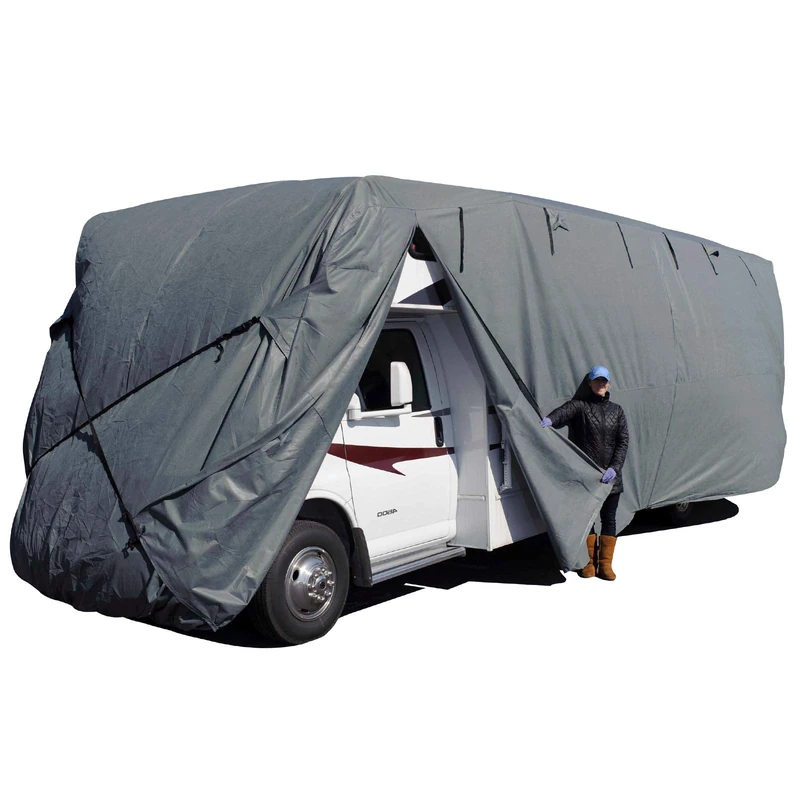 Budge Class C RV Cover Fits Class C RVs up to 21' Long (Gray, Polyproplyene)