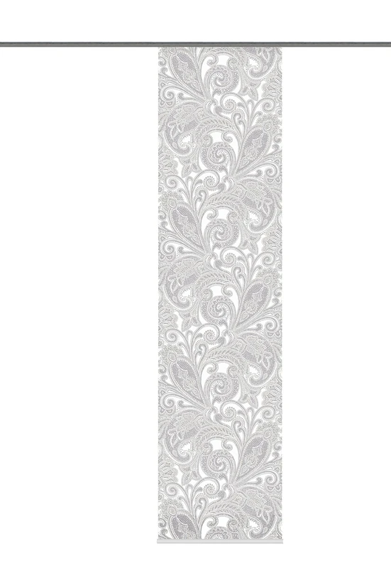 HOME FASHION 87270-703 96.5 x 23.6-Inch Polyester Curtain, Grey