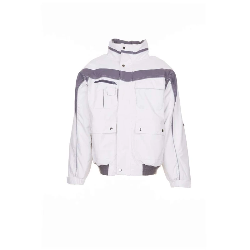 Planam 2593044 Size Small "Plaline" Winter Blouson - Pure White/Zinc