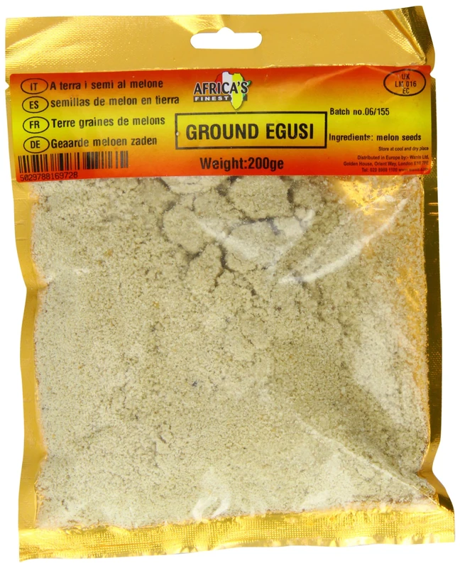 Africa's Finest Ground Egusi 200 g (Pack of 10) - Image 1