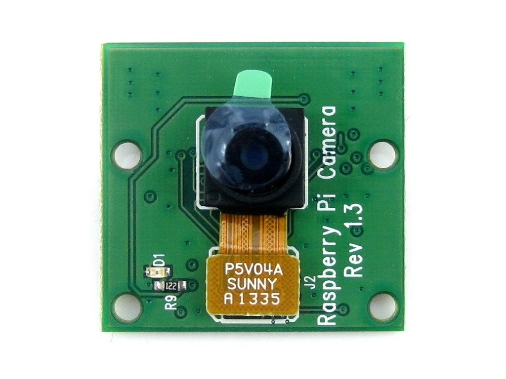 Waveshare Original Raspberry Pi Camera Module 5 Megapixel OV5647 Sensor Support 1080p30 Fixed-focus 2592 * 1944 Resolution for Any Version of Raspberry-pi