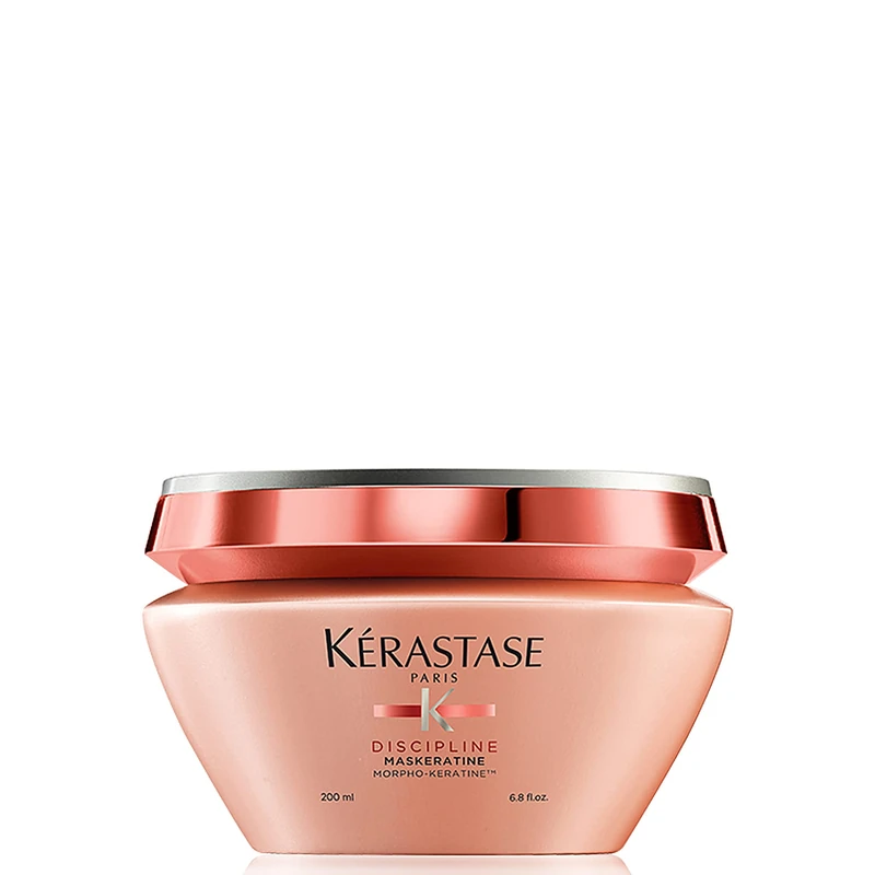 Kérastase Discipline, Restorative Anti-Frizz Hair Mask, For Unruly Hair, With Unique Morpho-Kératine Complex, Masque Maskératine, 200ml