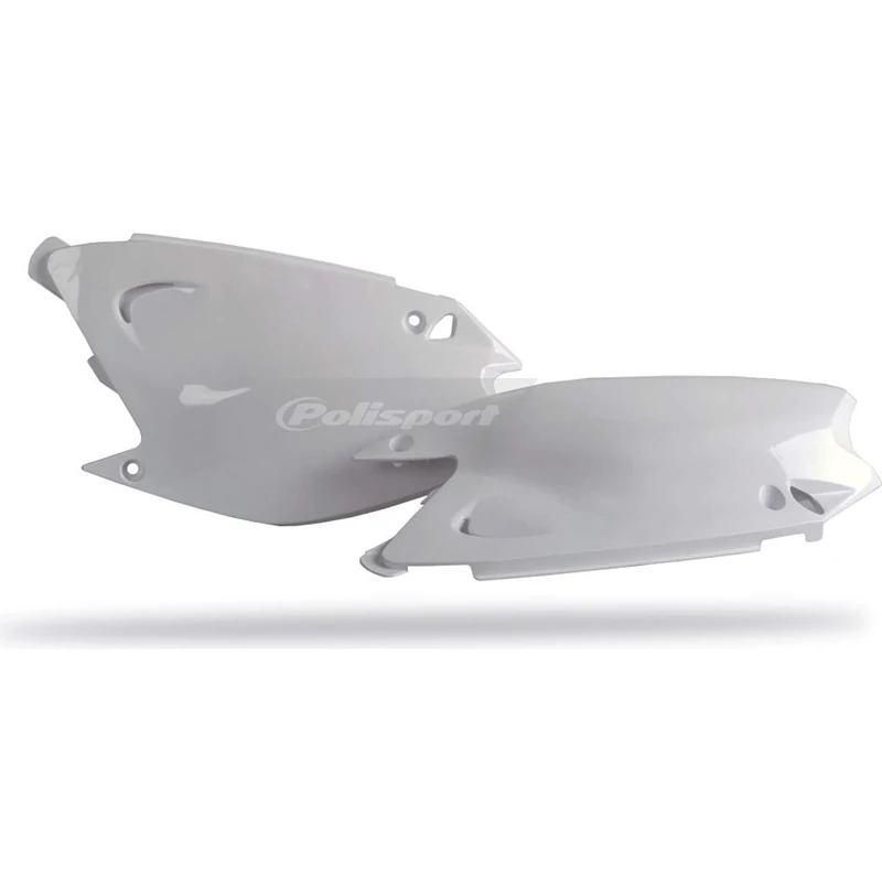 Polisport 6 Pcs White Plastic Side Panel For Kawasaki KX125/250 (2003-2008) 8601100002